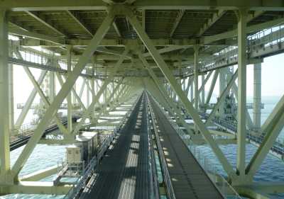 明石海峡大橋を歩く