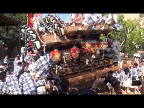 平成２５年　本住吉神社祭礼　本宮　宮入　岡本